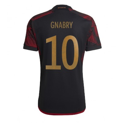 Fotballdrakt Herre Tyskland Serge Gnabry #10 Bortedrakt VM 2022 Kortermet